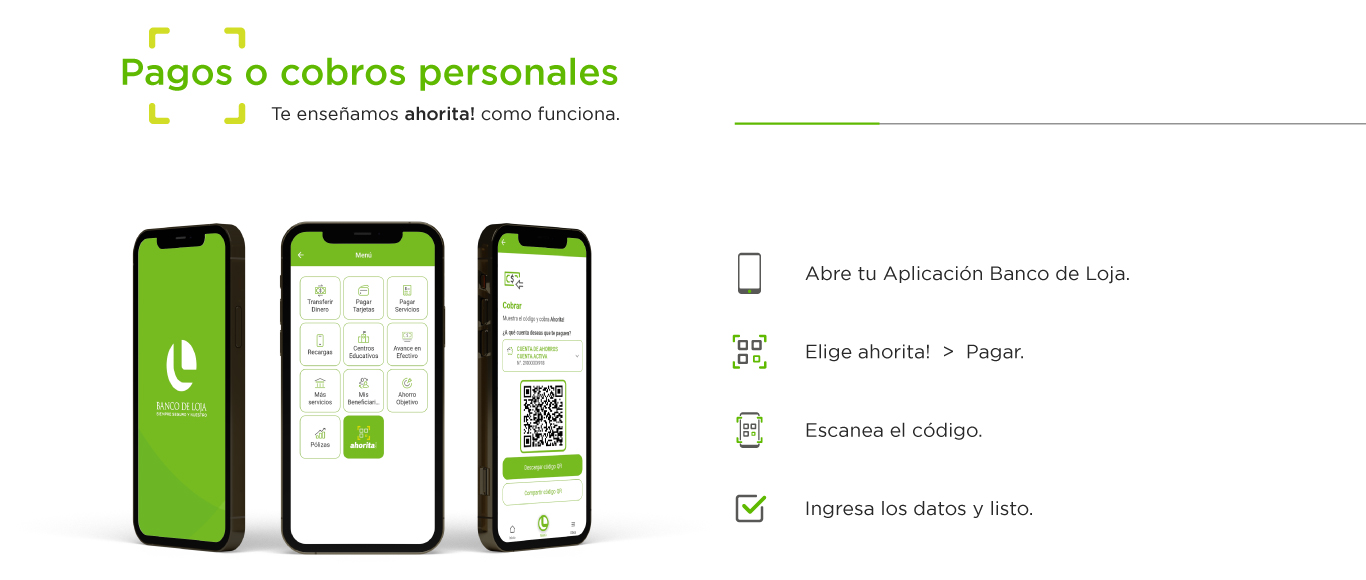 Pagos y cobros personales